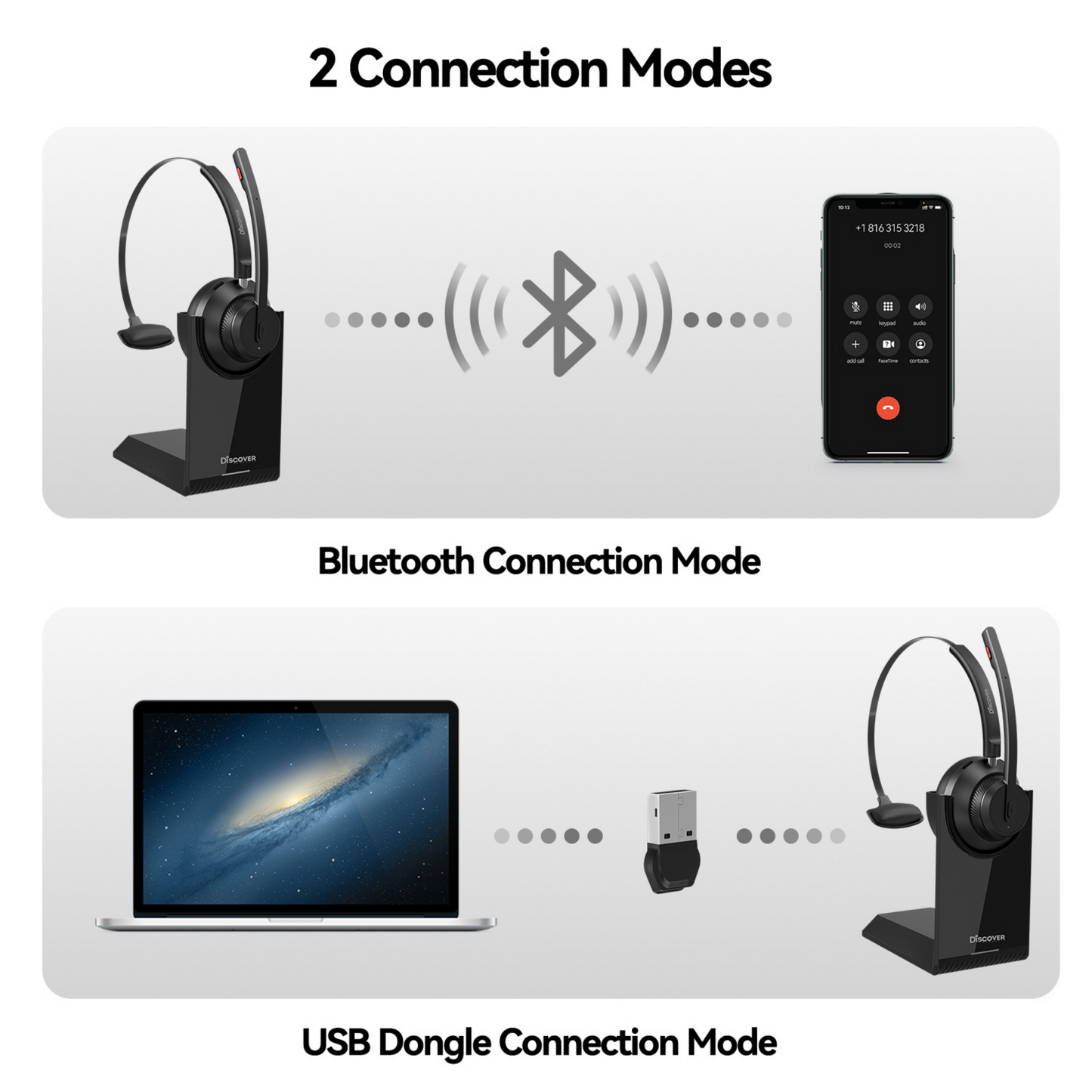 Discover Boomstick Mono Wireless Headset