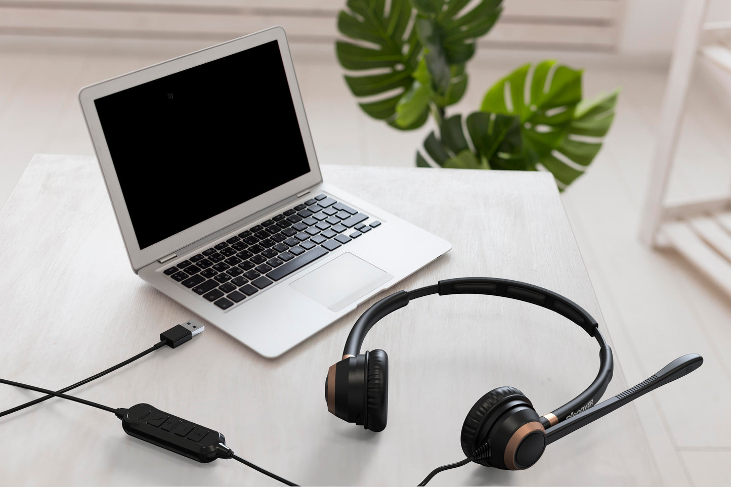 Discover D712U Dual Speaker USB Wired Headset