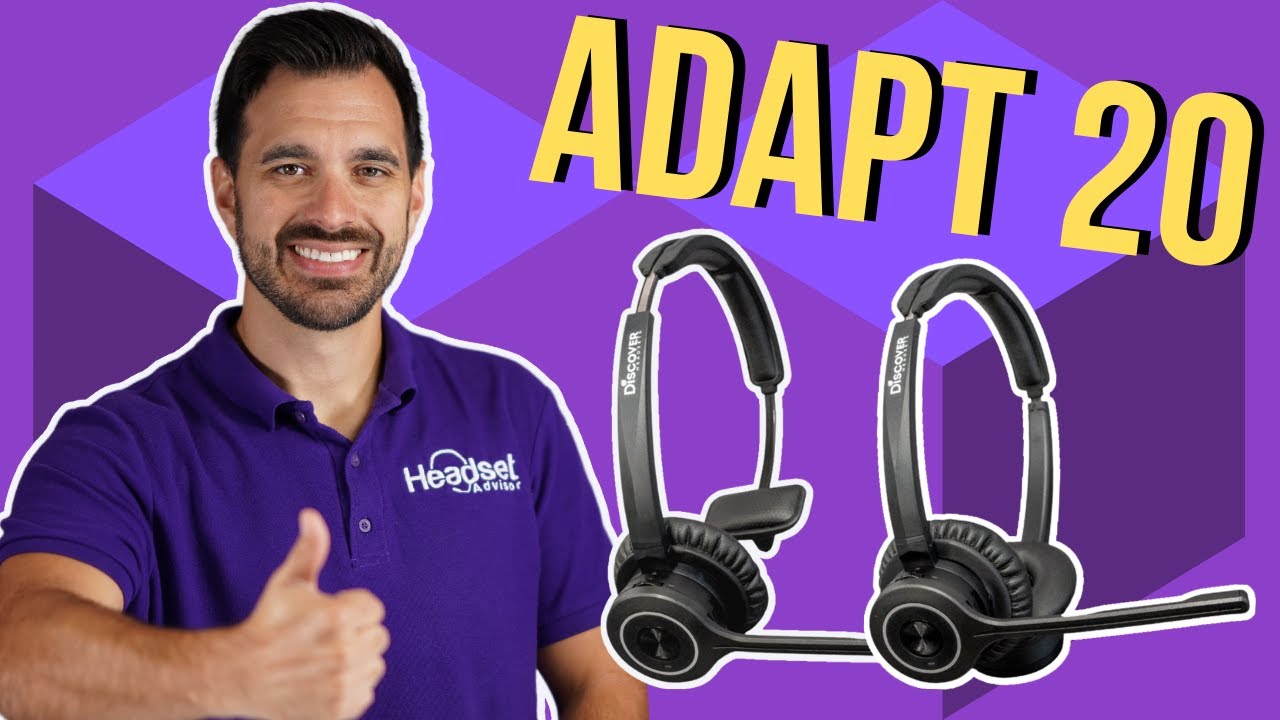 Load video: Discover adapt 20 wireless headset review