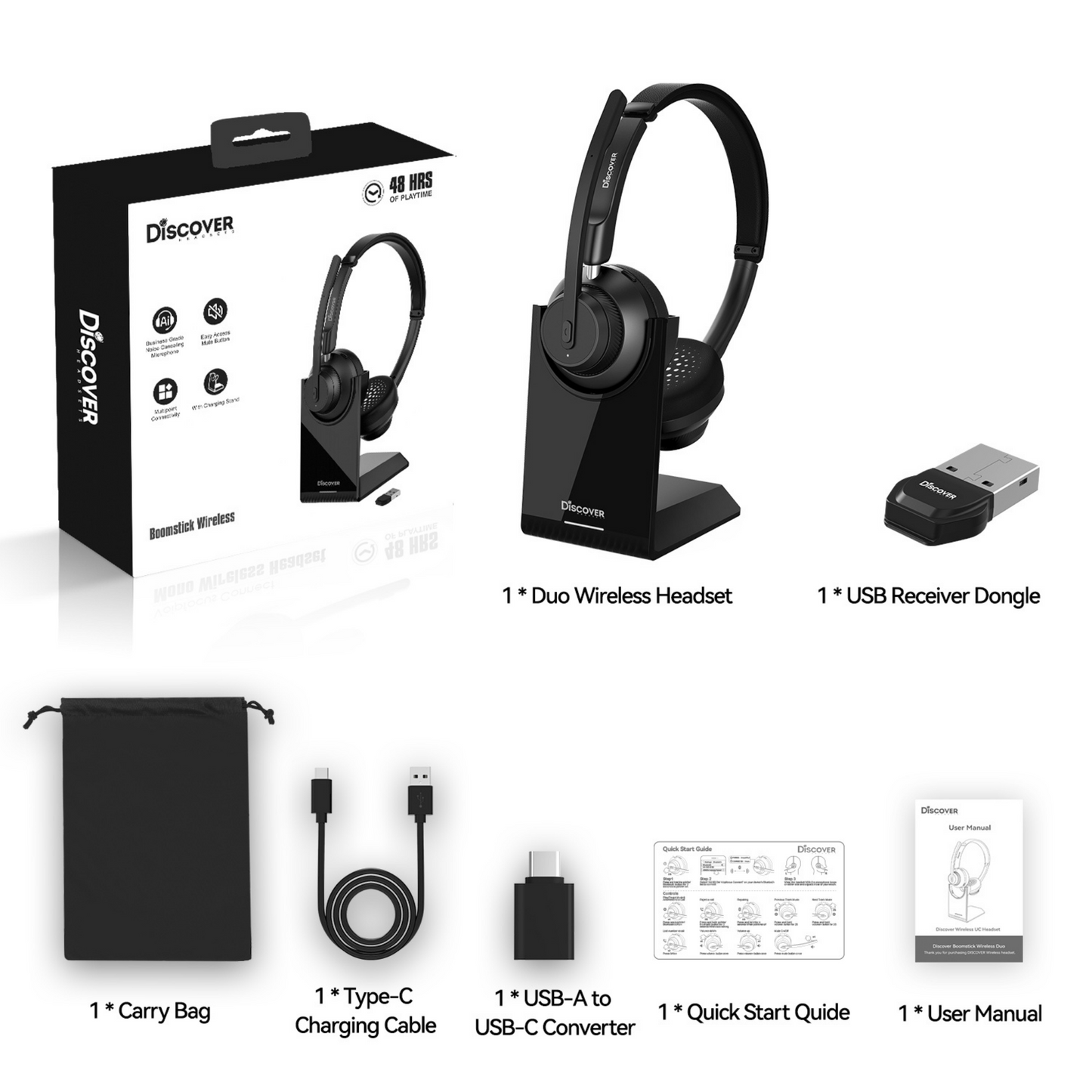 Discover Boomstick Duo Wireless Headset