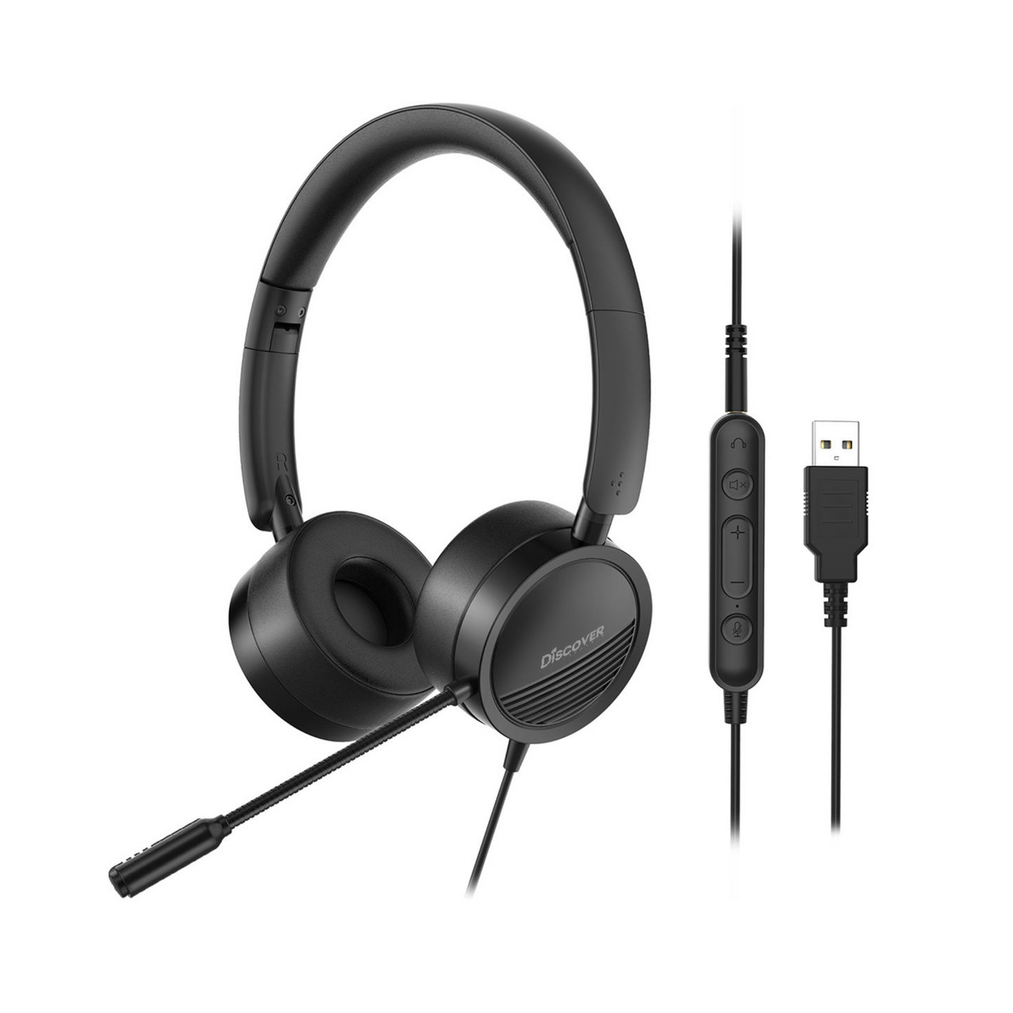 Discover D312U USB Wired Headset